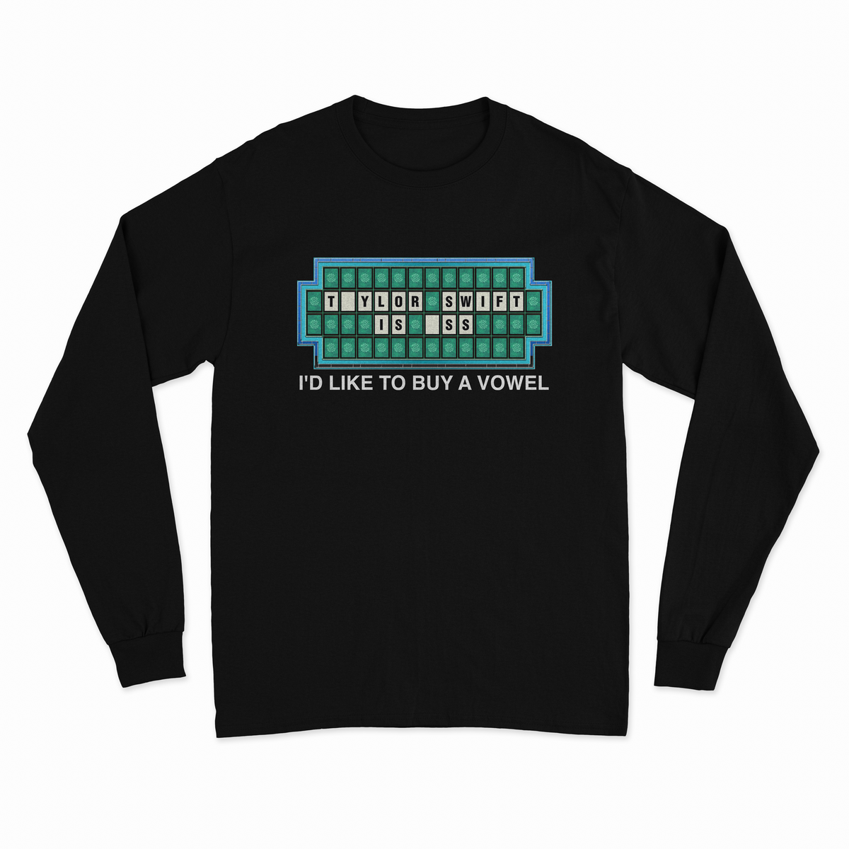 I'd Like To Buy A Vowel Long Sleeve T-Shirt